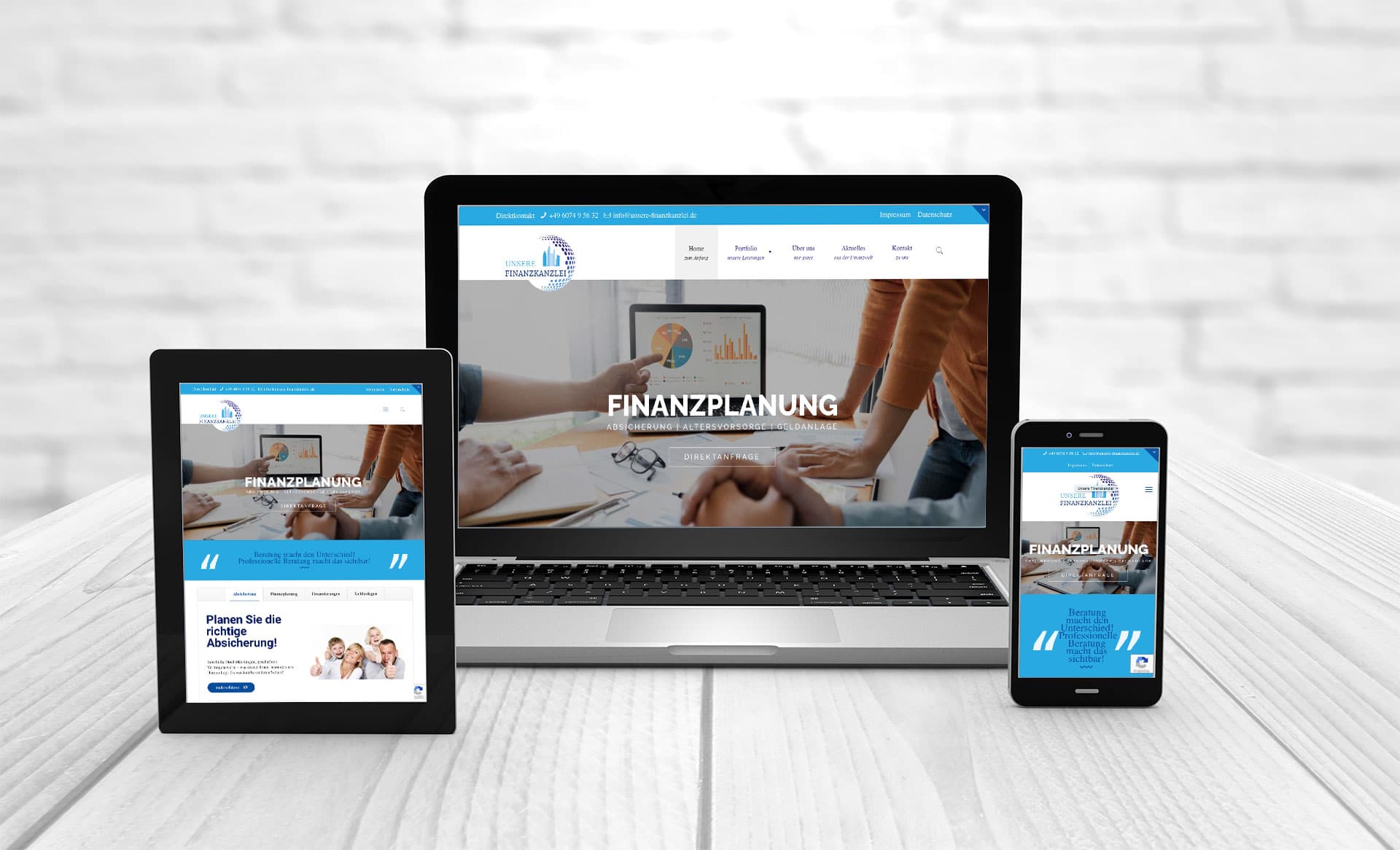 Professionelles Webdesign Unsere Finanzkanzlei Paul-Ehrlich-Strasse 9 63322 Rödermark / Ober-Roden