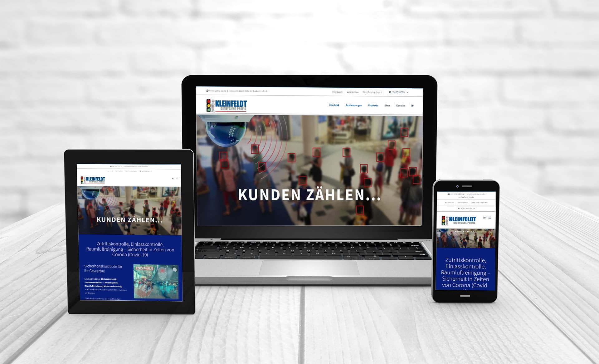 Professionelles Webdesign, Referenzen Zutrittskontrolle