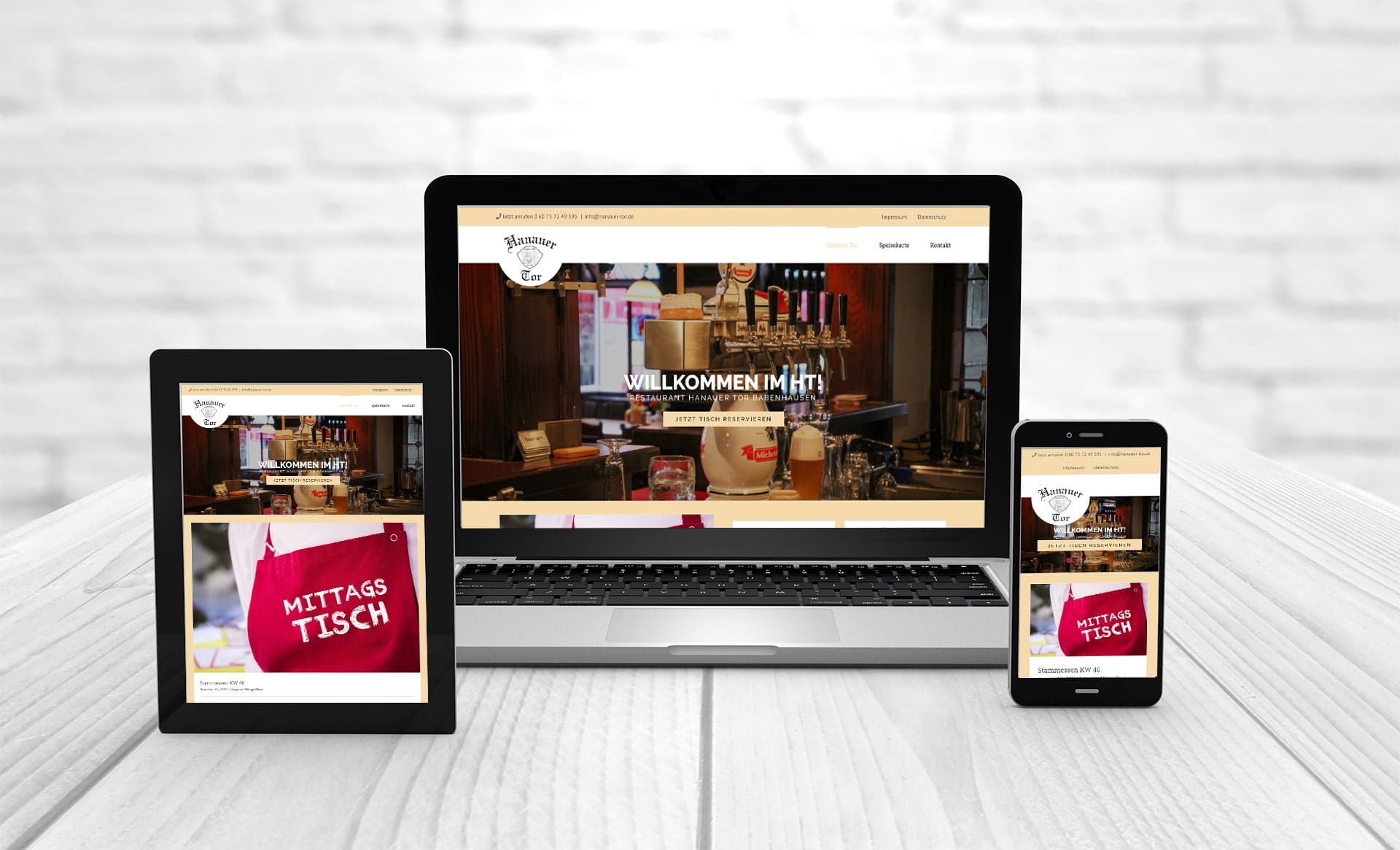 Professionelles Webdesign, Referenzen Hanauer-Tor Babenhausen